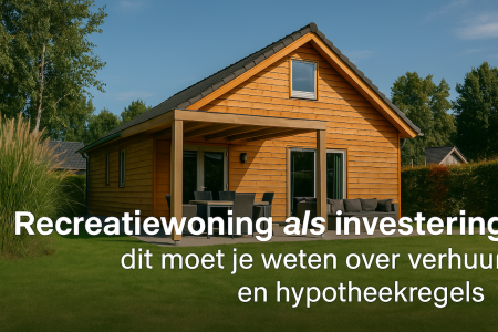 Recreatiewoning als investering